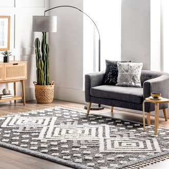 Layla Textured Diamond Rug secondary image