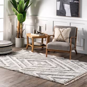 Andi Raised Diamonds Rug secondary image