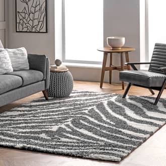 Zebra Striped Rug secondary image