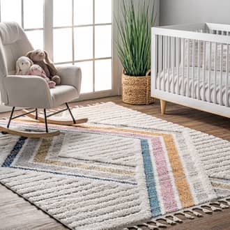 Celeste Rainbow Shag Rug secondary image