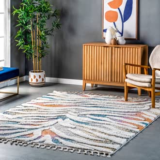 Jolene Zebra Shag Rug secondary image