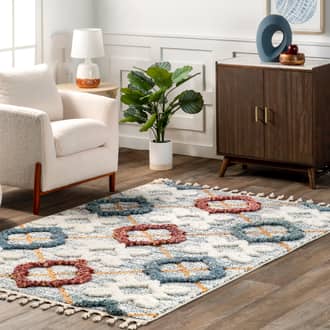 Renata Colorful Crosshatch Rug secondary image