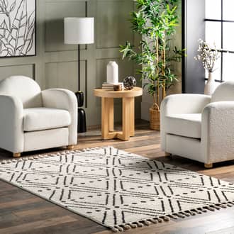 Maeve Dotted Trellis Rug secondary image