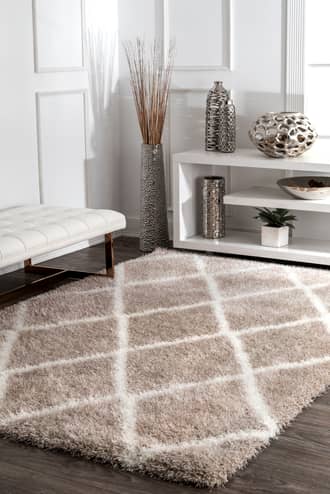 Diamond Shag Rug secondary image