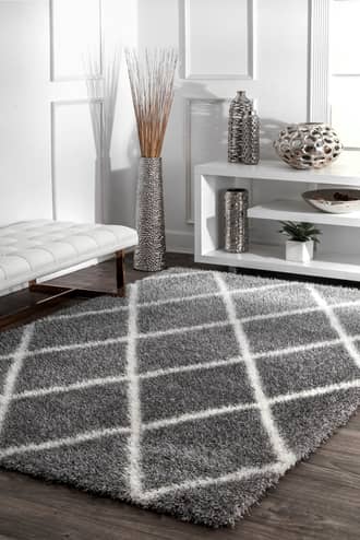 Diamond Shag Rug secondary image