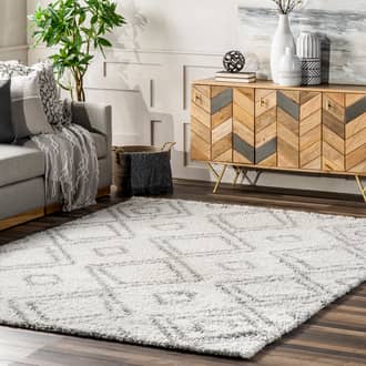 Double Diamond Shag Rug secondary image