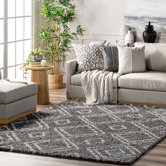 Double Diamond Shag Rug secondary image