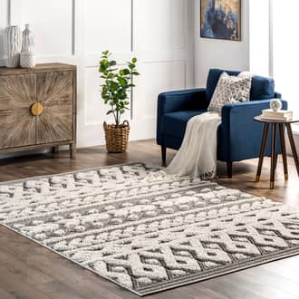 Gracy Textured Geometric Rug secondary image