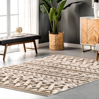 Gracy Textured Geometric Rug secondary image