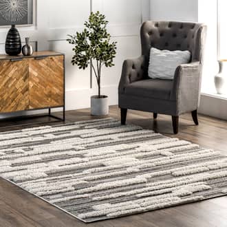 Cadence Striped Shags Rug secondary image