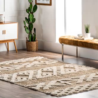 Mandy Textured Geometric Rug secondary image