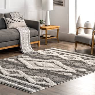 Louise Raised Diamond Rug secondary image