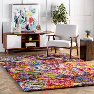 9' 2" x 12' Abstract Circles Rug secondary image