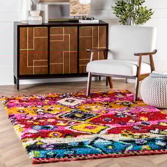 9' 2" x 12' Modern Moroccan Shag Tassel Rug secondary image