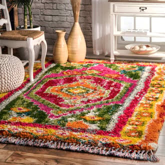 Fiesta Medallion Shag Rug secondary image