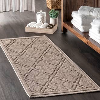 Paned Trellis Bath Mat secondary image