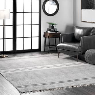 3' x 5' Cotton Geometric Rug secondary image