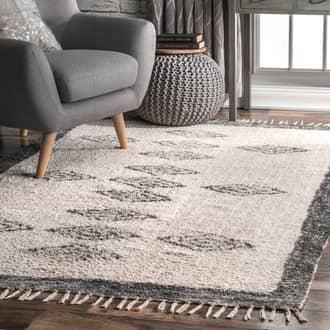 Hira Tassel Flatweave Rug secondary image