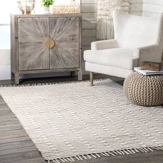 Printed Winged Trellis Rug secondary image