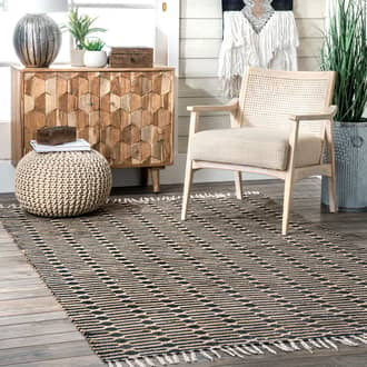 Printed Winged Trellis Rug secondary image