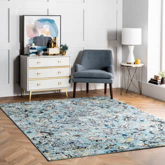 6' 7" x 9' Pointelle Paisley Rug secondary image