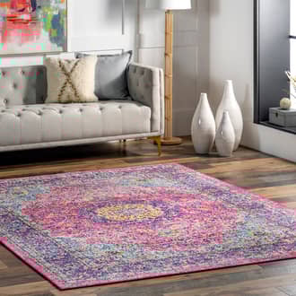5' x 7' 5" Distressed Persian Rug secondary image