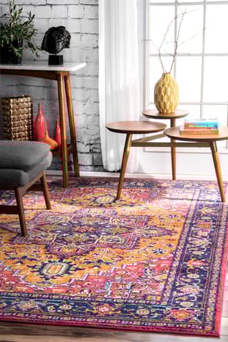 9' x 12' Katrina Blooming Rosette Rug secondary image