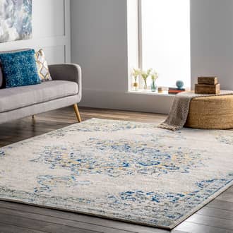 Sunny Wildflower Medallion Rug secondary image