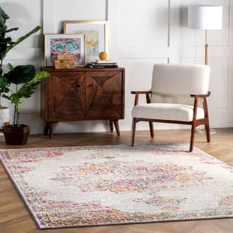 Sunny Wildflower Medallion Rug secondary image