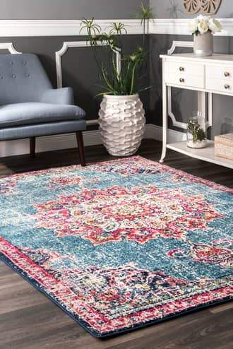 Sunny Wildflower Medallion Rug secondary image