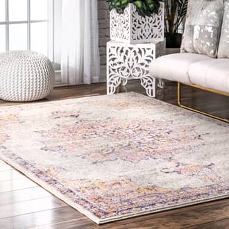 Sunny Wildflower Medallion Rug secondary image
