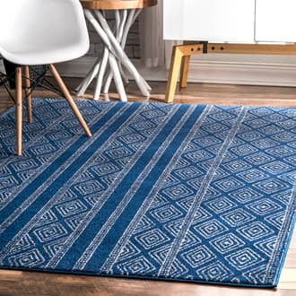 Banded Bird Eye Diamonds Rug secondary image