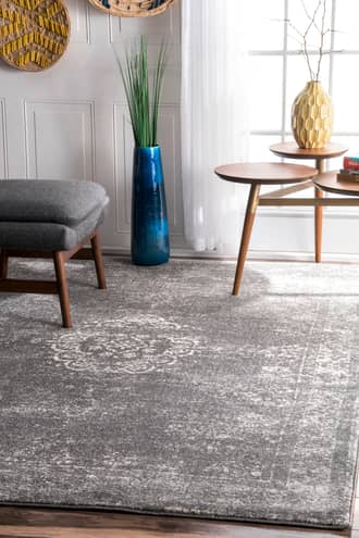 Sofia Overdyed Oriental Medallion Rug secondary image