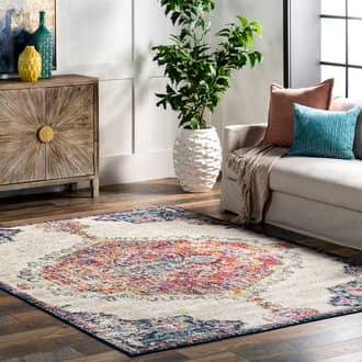 Frilly Corinthian Medallion Rug secondary image