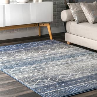 Striped Geometric Rug secondary image