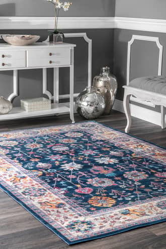 Classic Tinted Floral Rug secondary image