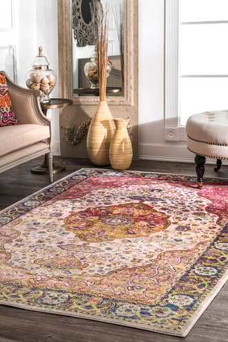 Vintage Herati Medallion Rug secondary image