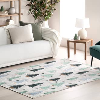 Ileana Fir Tree Washable Rug secondary image