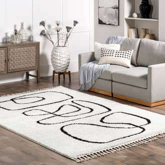 6' 7" x 9' Loletta Abstract Shag Rug secondary image