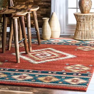 Southwestern Diamond Rug secondary image