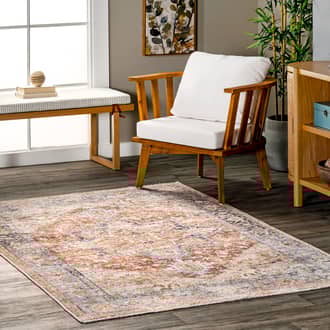 5' x 7' 5" Bria Washable Vintage Rug secondary image