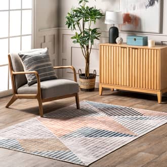 Fabiana Washable Striped Rug secondary image