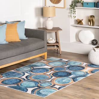 4' x 6' Tashia Washable Bubbles Rug secondary image