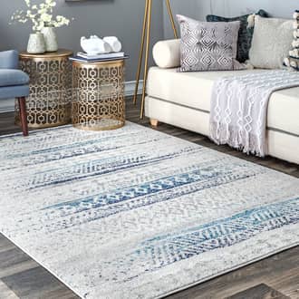 Fading Striped Tribal Rug secondary image