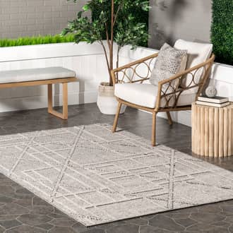 Dalia Modern Broken Line Indoor/Outdoor Rug secondary image