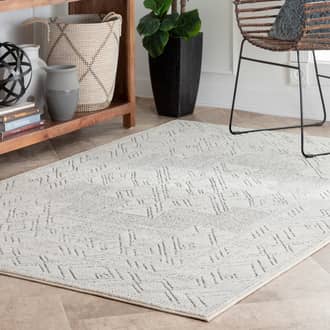 6' 7" x 9' Geometric Medallion Rug secondary image