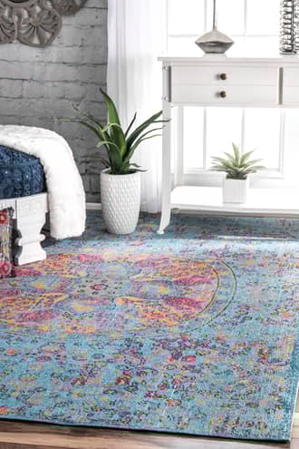 Floral Encompass Mandala Rug secondary image
