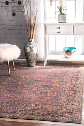 Cardinal Lily Herati Rug secondary image