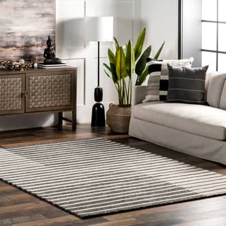 6' x 9' Calista Piano Keys Rug secondary image