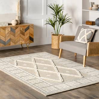 Brie Minimalism Tiled Rug secondary image